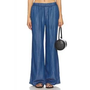 NEW BOBI wide leg pant in medium wash